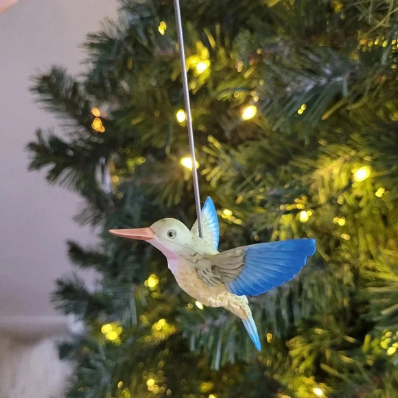 Christmas ornaments candle holder hummingbird rare 12 set candles not included - Picture 4 of 6